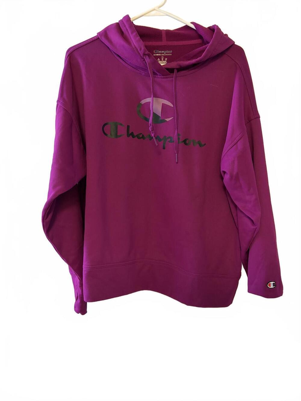 Champion Authentic Athleticwear Purple Hoodie XL